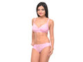 Bodycare Bridal Pink color Bra & Panty Set in Nylon Elastane-6404PI