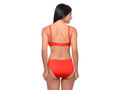 Bodycare Bridal Red color Bra & Panty Set in Nylon Elastane-6404RE