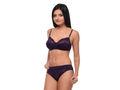 Bodycare Bridal Purple color Bra & Panty Set in Nylon Elastane-6405DPU