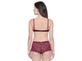 BODYCARE Bridal Wine Bra & Panty Lingerie Set - 6406WI