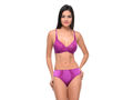 Bodycare Bridal Purple color Bra & Panty Set in Nylon Elastane-6407PU