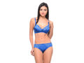 Bodycare Bridal Blue color Bra & Panty Set in Nylon Elastane-6409RBL