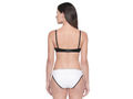 BODYCARE Bridal Bra & Panty Printed Lingerie Set in Black & White Colour - 6411PRT-3