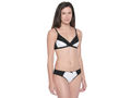 BODYCARE Bridal Bra & Panty Printed Lingerie Set in Black & White Colour - 6411PRT-3