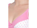 BODYCARE Bridal Bra & Panty Printed Lingerie Set in Pink & White Colour - 6411PRT-2