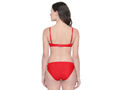 BODYCARE Bridal Red Bra & Panty Lingerie Set - 6416RED