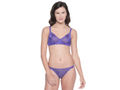 BODYCARE Bridal Blue Bra & Panty Lingerie Set - 6417BL