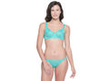 BODYCARE Bridal Sea Green Bra & Panty Lingerie Set - 6417SGR