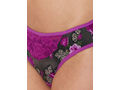 BODYCARE Bridal Purple Bra & Panty Printed Lingerie Set - 6420-PUR