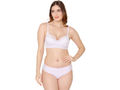 Bodycare women combed cotton embroidered lavender bra & panty set-6439LAV