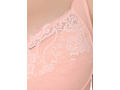 Bodycare women combed cotton embroidered peach bra & panty set-6439PEA