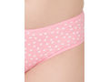 Bodycare women combed cotton printed pink bra & panty set-6450PI