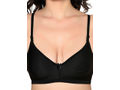 Bodycare Seamless, Non Padded Bra-6504-Black