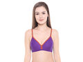 Seamless Cup Bra-6508WI with free transparent strap