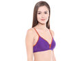 Seamless Cup Bra-6508WI with free transparent strap