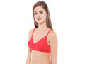 Perfect Coverage Bra-6525RED with free transparent strap