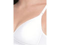 Padded Bra-6552W with free transparent strap