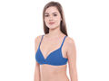 Padded Bra-6552S.GREY with free transparent strap