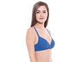 Padded Bra-6552S.GREY with free transparent strap