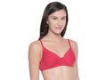 Push Up Bra-6566RED free transparent strap