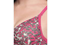 Seamless Padded Bra (Pack of 1 - Assorted Colors)-6567 with free transparent strap