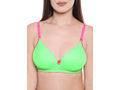 Padded Bra-6568NGR with free transparent strap