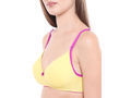 Padded Bra-6568YE with free transparent strap