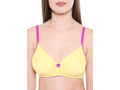 Padded Bra-6568YE with free transparent strap