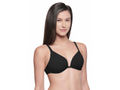 Bodycare Low Coverage, Front open, Seamless Padded Bra-6571-Black