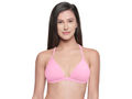 Bodycare Low Coverage, Front open, Seamless Padded Bra-6571-Pink