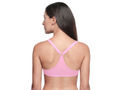 Bodycare Low Coverage, Front open, Seamless Padded Bra-6571-Pink