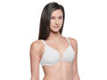 Bodycare Low Coverage, Front open, Seamless Padded Bra-6571-White