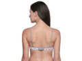 Seamless Printed Padded T-shirt Bra with Free Transparent Straps-6572-Assorted Print