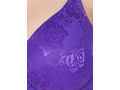 Bodycare nylon spandex wirefree adjustable straps designer net seamless padded bra-6574RBLU