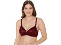 Bodycare nylon spandex wirefree adjustable straps designer net seamless padded bra-6574WI