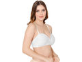 Bodycare cotton spandex wirefree convertible straps Seamless padded demi cup bra-6575W