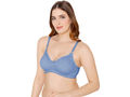 Bodycare polycotton wirefree adjustable straps moulded cup non padded bra-6576SKY