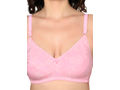 Bodycare Printed Padded Bra-6579-Pink