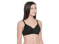 Seamless Padded Bra-BCD Cup Bra with Free Transparent Straps-6590