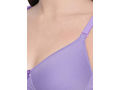 Seamless Padded Bra-BCD Cup Bra with Free Transparent Straps-6590