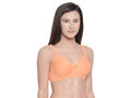Seamless Padded Bra-BCD Cup Bra with Free Transparent Straps-6590