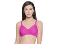 Seamless Padded Bra-BCD Cup Bra with Free Transparent Straps-6590