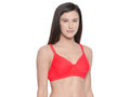 Seamless Padded Bra-BCD Cup Bra with Free Transparent Straps-6590