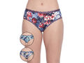 BODYCARE Pack of 3 Premium Printed Hipster Briefs in Assorted Color-6602