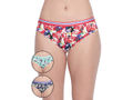 BODYCARE Pack of 3 Premium Printed Hipster Briefs in Assorted Color-6606
