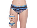 BODYCARE Pack of 3 Premium Printed Hipster Briefs in Assorted Color-6607