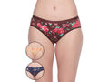 BODYCARE Pack of 3 Premium Printed Hipster Briefs in Assorted Color-6614