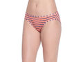 BODYCARE Pack of 3 Striped High Cut Briefs in Assorted Color-6619