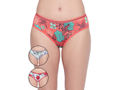 BODYCARE Pack of 3 Premium Printed Hipster Briefs in Assorted Color-6620