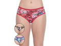 BODYCARE Pack of 3 Premium Printed Hipster Briefs in Assorted Color-6621